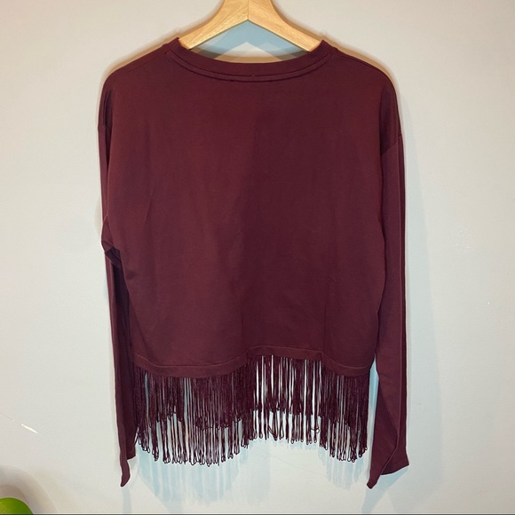 Zara Sweater with Fringe Hem - Picture 4 of 4